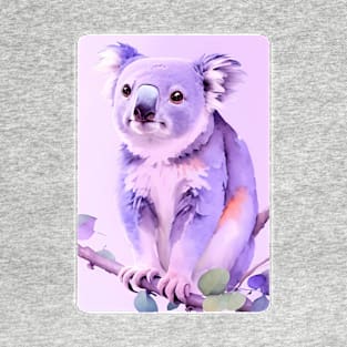 Koala Watercolor Portrait 3 T-Shirt